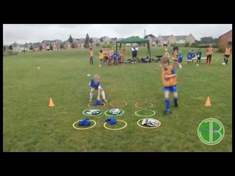 Fun Football Practices - noughts and crosses with JBFC