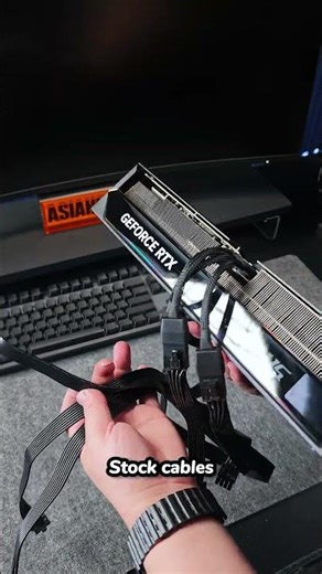 Stock GPU cables in a tight case? 💀