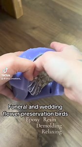 1.2K views · 12 reactions | www.lunacreations.co.uk 勺️ Transform your wedding bouquet or funeral flowers into beautiful resin memorial birds. These unique keepsakes capture the essence of your special moments, ensuring your memories remain vivid and cherished forever. Perfect for honoring a loved one or celebrating your big day, each bird is crafted with care using your own flowers. ️ | Luna Creations | Facebook