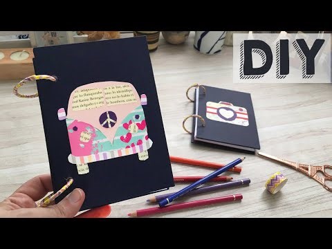 Bookbinding Tutorial 👉 How to MAKE a Handmade NOTEBOOK with Rings !!! FREE Templates
