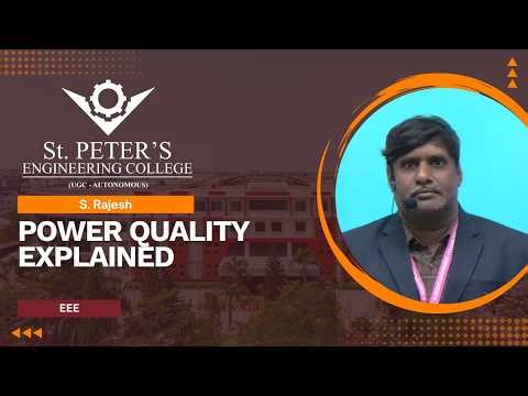 Power Quality Explained | EEE | S. Rajesh