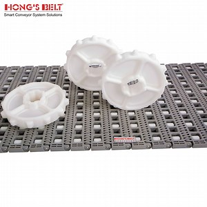 [Hot Item] Hongsbelt Straight Modular Flat Belt Conveyors System Plastic Modular Belt for Tire Industry