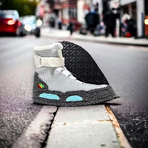 Back to the Future, Air Mag Inspired Sneakers Slippers, Custom Marty Mcfly Cosplay Flying Shoes, Plush House Sneaker Boots, Indoor Slippers - Etsy