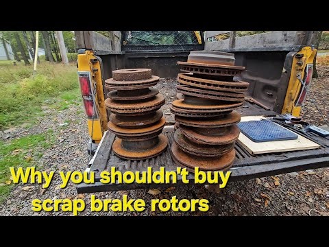 You must Do this before you Buying Scrap Brake Rotors.
