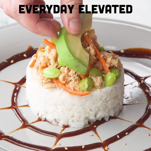 Gourmet dining in minutes at home? Impress your guests with this simple and delicious tuna stack using Bumble Bee Seafoods Prime Fillet® Albacore Tuna with Ginger, Soy & Olive Oil. Click here to discover all available flavors: https://bit.ly/2GraE0F | Cooking Panda