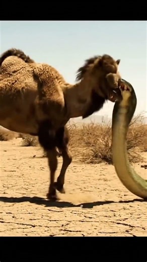 camel fight anaconda
