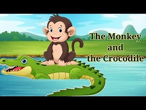 The monkey and The Crocodile||story in english//stories for kids//