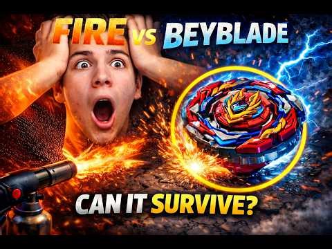 🔥 I Burned a Beyblade with 1000°C Fire!