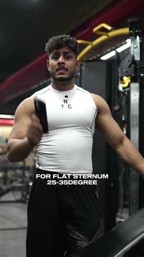 STERNUM TYPES #chest #gym #workout💪 #upperchest #inclineangle