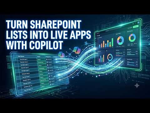 Turn SharePoint Lists into Live Apps with Copilot
