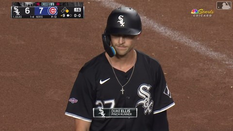 Duke Ellis steals second in MLB debut