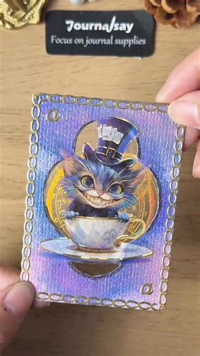 journalsay on Instagram: "💜Weird cat💙 Product code：DIY-TMDBKP-01Z，DYH-ATCSCZ-01 ☞Focus on jourrnal supplies☜ New products every Saturday kawaii product/high quality with a reasonable price Globally transportable Free shipping for orders over 29USD discount code: NEWUSER 5% off Visit us to find the products you like shop link☟ journalsay.com or @journalsayshop Enter the homepage to view the website. #journaling #journal #bulletjournal #art #atccards"