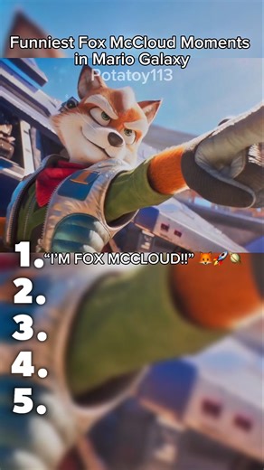 Funniest Fox McCloud Moments in Mario Galaxy 🦊🌟🏰🤣(no.2 Bro Folded So Fast!! 😂👌)