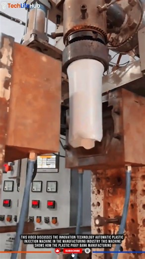 Innovation Technology Automatic Plastic Injection Machine: Mass Production of Piggy Banks #tech