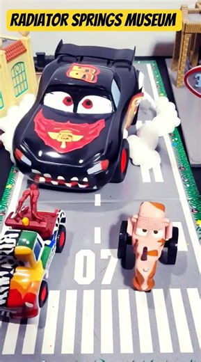 Pixar Cars Lightning McQueen chases the Tractor and Mater AI VID #lightingmcqueen #pixarcars #Mater
