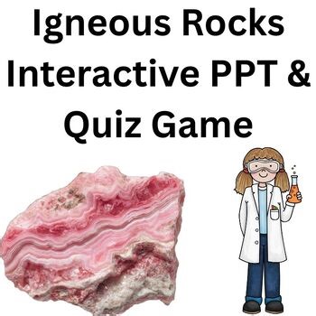 Earth Science Igneous Rocks PowerPoint & Student Game Grade 8 Geology
