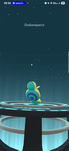 evolving dunsparce into dudunsparce in pokemon go #pokemongo #pokemon #dunsparce