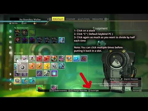 NMS│How to SPLIT STACKS - Fast Guide 2025