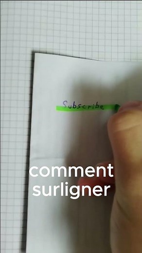 Comment surligner #all #tutorial #diy