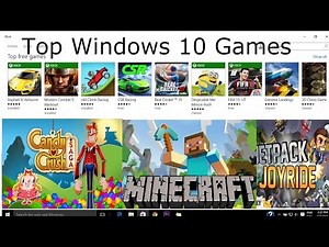Top 10 Free Games on Windows Store for Laptop / Pc - Windows 8.1 and 10 (OS)