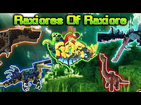 🦎RAXIORES OF RAXIORES MOD MINECRAFT 1.20.1💚 - ¡BRUTAL SPINOSAURUS!