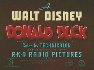 Donald Duck: Dude Duck (1951) RKO Titles with 1990 Walt Disney Pictures Logo