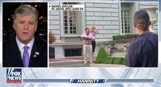 452K views · 7.9K reactions | Hannity to Mark McCloskey: "Law enforcement doesn't show up when you needed them and now you're going to get indicted?" | Sean Hannity | Facebook