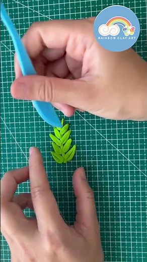 Easy Leaf Air-Dry Clay | Rainbow Clay Art