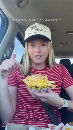 Animal style fries never miss 🔥🤩 if you aren’t getting your @InNOut fries animal style you are hardcore missing out and should definitely try it. I’m so glad they are in Colorado now!! Even though we are eating this in California lol #innout #hack #food #yummyfood #animalstyle
