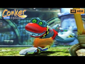 The Haybot Boss Fight [4K HDR] | Conker: Live & Reloaded Boss #1