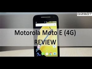 Motorola Moto E (4G) REVIEW