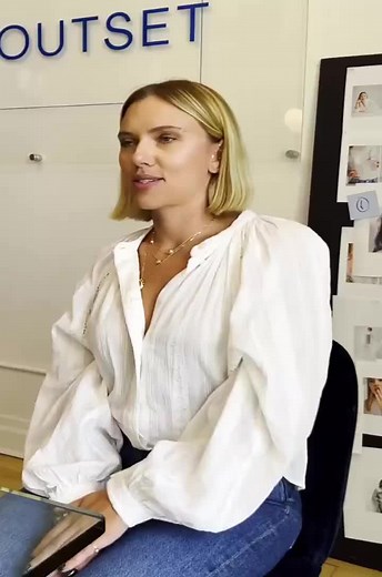 New Scarlett credit bestfscarlett on twitter #scarlettjohansson #theoutset #skincare #bustle #new