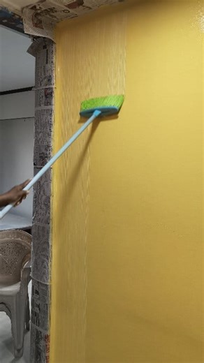 Brushing Texture Design By Asian Paints Royal Play #texture #royalPlay #painting #reels | Vinod Kumar Varma