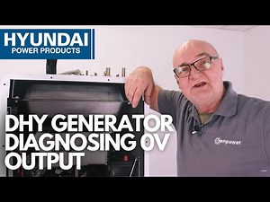 Diagnosing No Output on your Hyundai 3000rpm Generator (DHY6000SE, DHY8000SELR, DHY8000SELR-T)