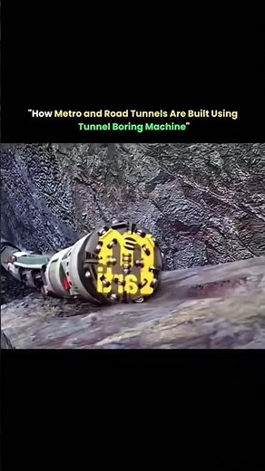 👉 How Tunnels Are Built Underground 😳 TBM Machine!#engineering #youtubeshorts #trending #motivation