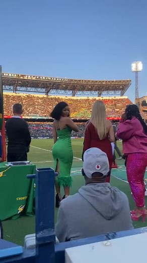 Stylish Women at Springboks Match: A Stadium Experience