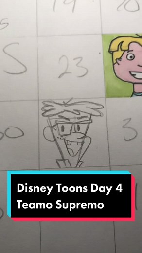 Disney Toons Day 4: Teamo Supremo #fyp #teamosupremo #disney #art