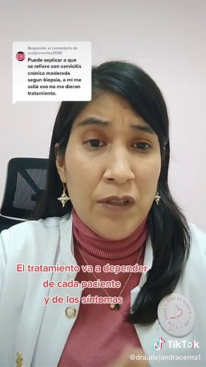 Tratamiento de la cervicitis crónica: Respuesta a consultas ginecológicas