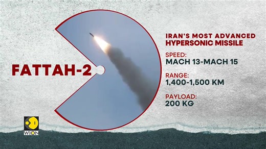Iran releases moment of attack on Israel; 'Fattah-2' missile makes debut in war Fattah-2: Iran's most advanced hypersonic missile Iran reveals massive drone, missile facility; footage shows tunnels with Shahed-136 drones Samiksha Srivastava gets you more details | WION