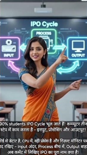 Computer IPO Cycle Part-2 | Input Process Output Explained | ITI COPA Important Topic 🔥