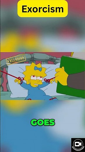 Maggie’s possessed! 😈 #thesimpsons #simpsons