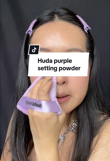 Huda Beauty Lilac Setting Powder Review