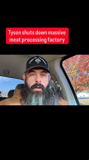 Shawn Hendrix on Instagram: "Tyson shut down one of the largest meat processing facilities in America. You need to build a relationship with your local Farm now. Check out @a.j_richards and @fromthefarmusa he actually runs a small meat processing facility and truly understands the issue."