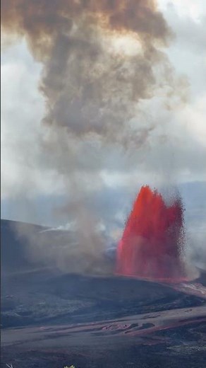 Massive Lava Fountain Erupts From Big Island Volcano