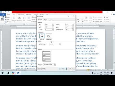 How to use Microsoft Word | Page Layout Menu | Page Layout Tab | Part 1