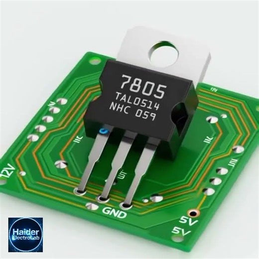 How the 7805 Voltage Regulator Works (Complete Guide) Ai 3D Animation