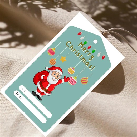 Editable Christmas Gift Tags Printable | Holiday Gift Tags PDF | Christmas Thank You Tags | Festive Xmas Gift Tags | Instant Download - Etsy