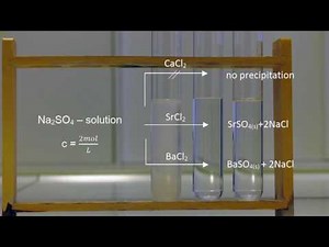 EARTH ALKALINE IONS PRECIPITATED WITH Na2SO4