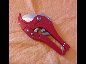 Another excellent use of a PVC pipe-cutting tool