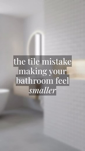 The tile size you choose can completely change how your bathroom feels. Larger format tiles reduce visual clutter and create the illusion of a bigger, more open space ✨ #tilezu #luxurytiles #tileinspiration #tileinspo #bathroomdesign #luxuryinterior #tiledesign | TileZu